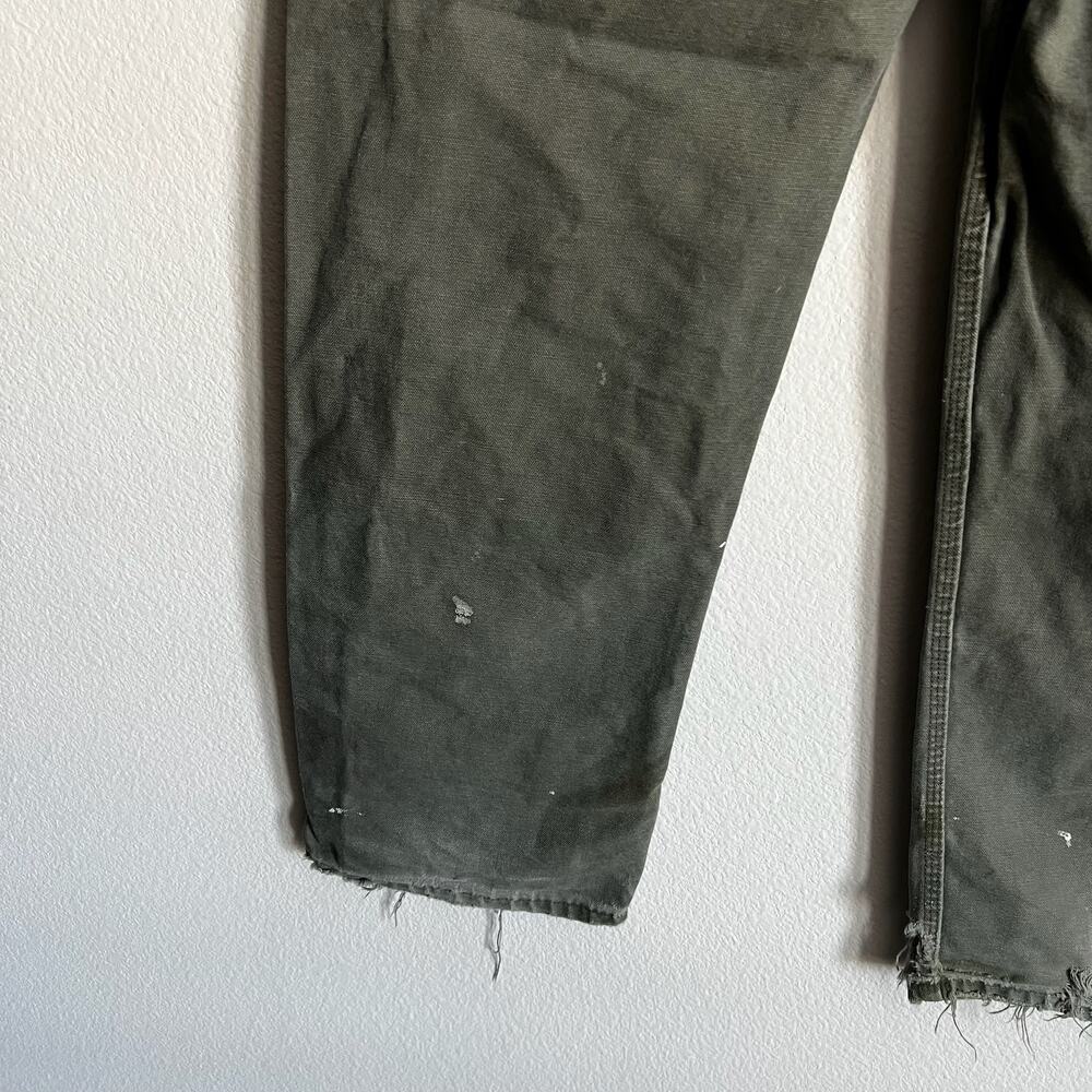 Carhartt B136 MOS green double knee work wear carpenter pants - Picture 14 of 15